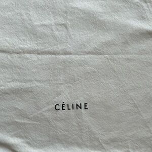 Celine 100% cotton canvas, dust bag, drawstring